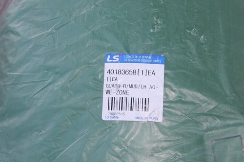 NOS Part# 40183658 Still wrapped. Details about / LS Tractors LH Mud Guard
