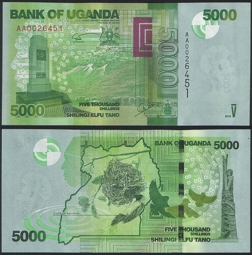 UNC Uganda P 51-5000 Shillings 2010