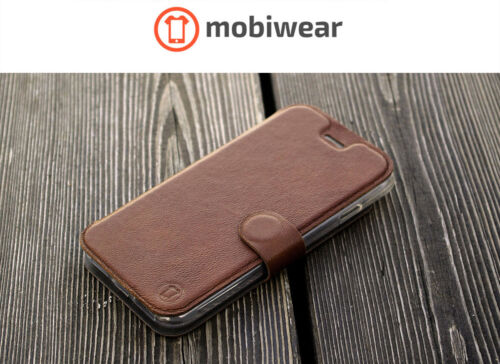 funda Apple iPhone 6s Plus funda protectora funda Mobiwear Echt Leder Leather bolso móvil 