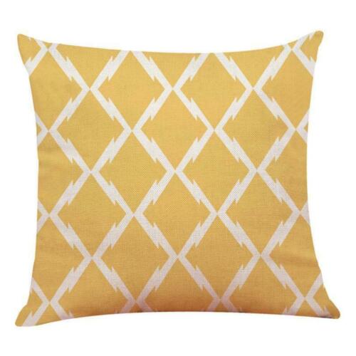 Geometric Cotton Pillow Case Waist Throw Cushion Cover Home Sofa Decor Latest 