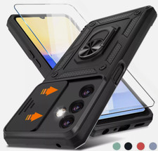 Hülle + 9H Glas für Samsung Galaxy A56 A36 A16 A55 A15 A54 A53 Magnet SchutzCase