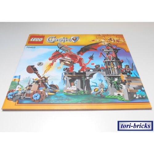 Lego Castle Bauanleitung zum Drachen Tor »NEU« aus 70403