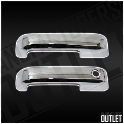 2017-2018 Ford F-250 F-350 F-450 Super Duty 2dr Chrome Door Handle Cover Trim