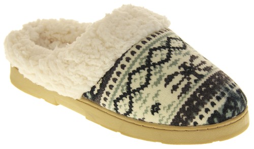 Womens Ladies Dr Keller Winter Synthetic Fur Warm Comfort Slippers Size 3 5 6