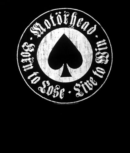 MOTORHEAD cd lgo ACE OF SPADES BORN TO LOSE Official SHIRT M-2XL live to win OOP