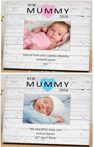 PERSONALISED GRANDMA Mummy DADDY Grandad Photo Frame New Baby Gift Ideas for