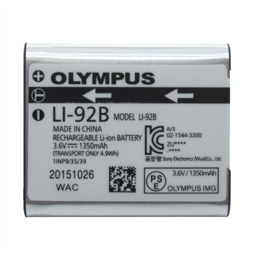 Original Olympus LI-92B Battery For SP-720 SP-800 SZ-15 SZ-16 SZ-1 DZ-105 U-8010 