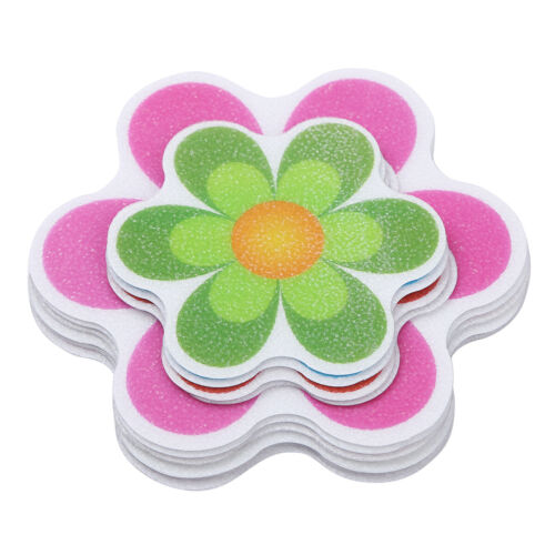 20 Non Slip Flower Stickers Decals Applique Tape Bath Tub Stairs Shower Room Mat 