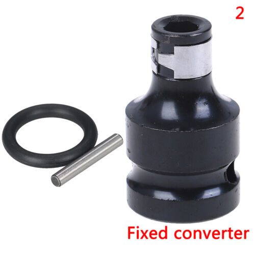 1//2/" Square To 1//4/" Hex Ratchet Wrench Socket Adapter Spanner Impact Tool ZV