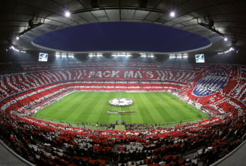 Vliesfototapete FCB-Stadion Bayern München Stadion Choreo Pack Mas 384x260cm XXL