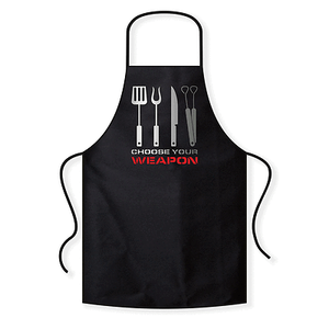 Choose your Weapon Fun BBQ Grillen Comedy Grillschürze Kochschürze Latzschürze