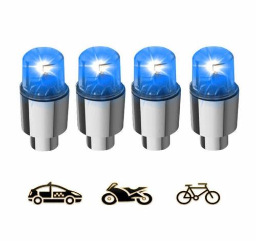 4 pairs of LED wheel lights tire tire valve dust cap waterproof motion activated