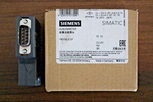 Alemania Conector De Bus Profibus Siemens 972-0BA52-0XA0 Nuevo