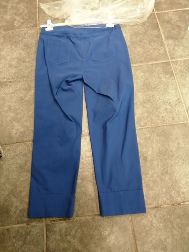 ROBELL-BELLA 7//8 ANKLE GRAZERS TROUSERS SIZE 10,12,14,16,18,20-COBALT BLUE BNWT