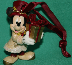 disney parks victorian mickey mouse with gift collectible disney parks victorian mickey mouse with gift collectible