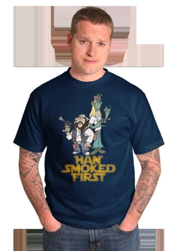 STAR WARS Jay & Silent Bob Han Solo Greedo Kevin Smith Limited Mens T-Shirt M-2X 