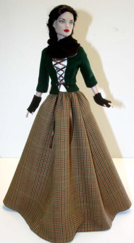 Outlander Schottische Claire Kleid Puppe Kleidung Nähen Muster Für Tyler Tonner 
