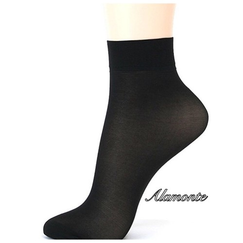 WOMEN LADIES FEMALE BLACK BEIGE ANKLE HIGH POP SOX DENIER TIGHTS TRAINER SOCK UK