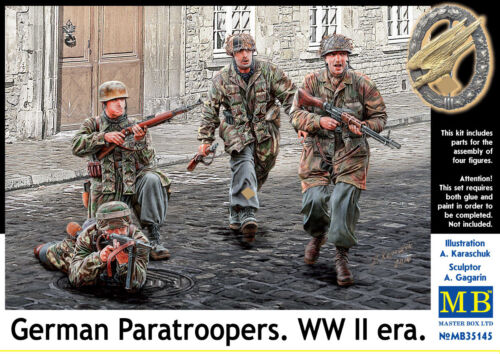 MASTER BOX™ 35145 WWII German Paratroopers Figuren in 1:35