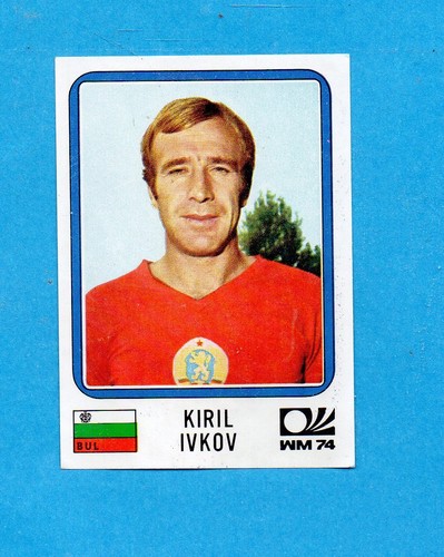 MONACO//MUNCHEN 74-PANINI-Figurina n.255 BULGARIA Recuperata IVKOV