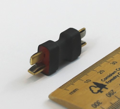 Deans T plug Male to Deans male Sex Changer adaptor//connector//plug block LiPo RC