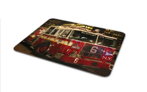 New York Fire Engine Mouse Mat Pad Emergency Vehicle Computer Gift #14548 