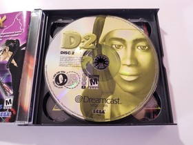D2 (Sega Dreamcast, 2000) DC Game Complete With Manual & Registration Card