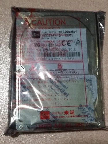 A1//F3.03A NEW Toshiba 4GB IDE//ATA 2.5/" Hard Drive MK4006MAV HDD2914 G ZE02 T,