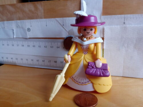 1134 Vestido Dama Condesa//Sombrero De Viaje Parasol Cartera De Campana-Playmobil Figura