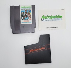 Anticipation Nes (Nintendo Entertainment System, 1988) W/ Manual