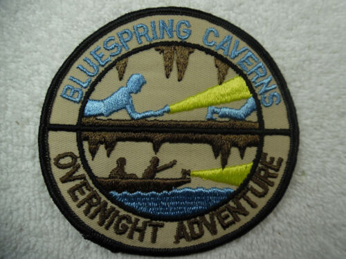 Boy Scout Patch Bluespring Caverns Overnight Adventure 160-33A1 