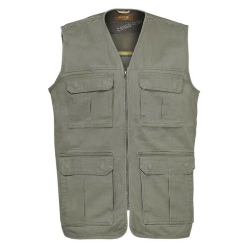 GILET CARGO IDAHO CAMOUFLAGE OUTDOOR TRAQUE CHASSE FLUO