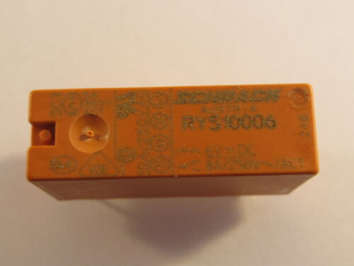 6VDC 1 Wechsler waschdicht RYS10006 Schrack Printrelais 
