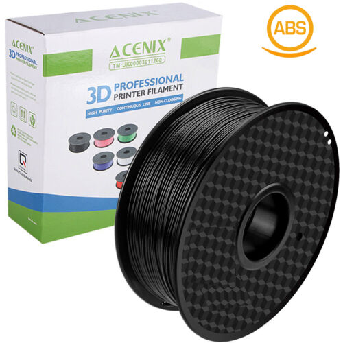 ACENIX® ABS 3D Printer Filaments 1.75mm 2.2LBS//1KG with Spool ABS Filament