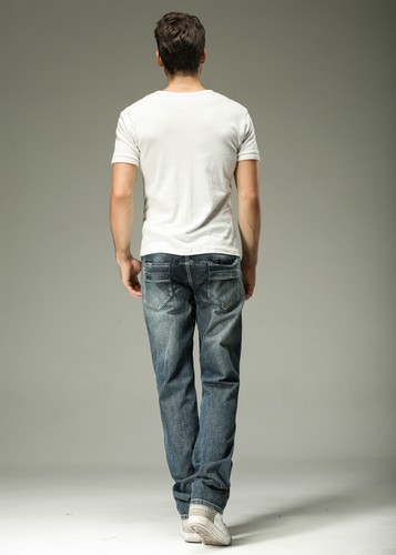 FOX JEANS Men/'s Norton Regular Fit Straight Blue Denim Mens Jeans SIZE 38