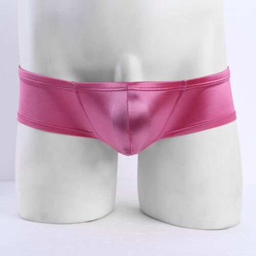 UK-Men Boxer Shorts Wetlook Bikini Briefs Underwear Thong Bulge Pouch Underpants 