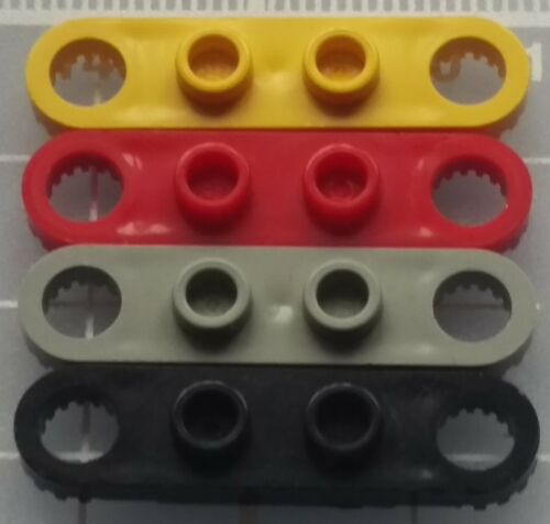 LEGO 4263 Technic Plate 1 x 4 with Toothed Ends x2