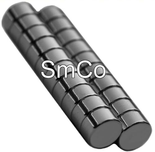 Samarium Cobalt Rare Earth Magnet SmCo 1//4/"x 1//8/" Disc Grade N30