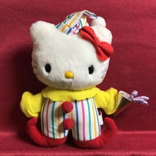 sanrio Hello Kitty clown stuffed Soft Plush doll japnese 20 cm 