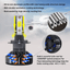 1 Pair 9005//HB3 60W High//Low Beam LED Headlight IP65 6000LM Kit Bulb White 6500K