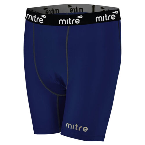 Mitre Neutron Compression Shorts Size LG Men Sports Activewear//Gym Tights Navy