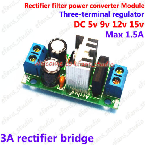 AC//DC Buck step-down Module To DC 5V 9V 12V 15V Rectifier Filter Volt Converter