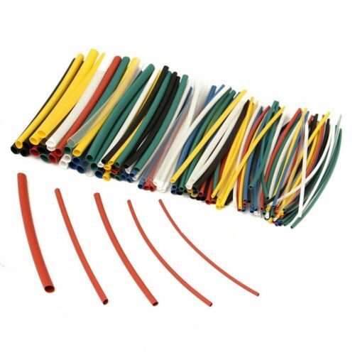 140pc 2:1 5Size Heat Shrink Tube Tubing Sleeve Sleeving 7 Color Wire Kit
