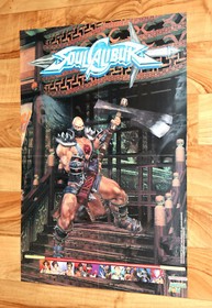 1999 Soulcalibur / Shadow Man Dreamcast PS1 N64 Vintage Rare Poster 56x40 cm