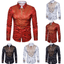 Men shirt African tribal dashiki print succinct hippie top blouse casual shirts