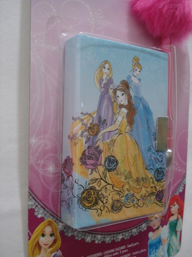 Disney Princess Mini Diary with Pen Sketch Drawings Belle Cinderella Rapunzel