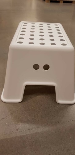 IKEA BOLMEN Badezimmerhocker in weiß Hocker Tritthocker Sitzhocker