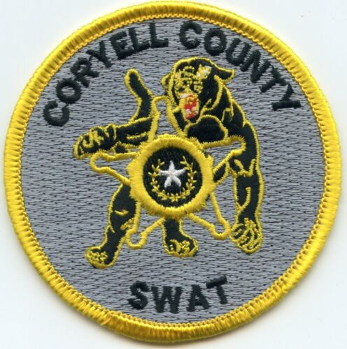 CORYELL COUNTY TEXAS TX small SWAT SHERIFF POLICE PATCH 
