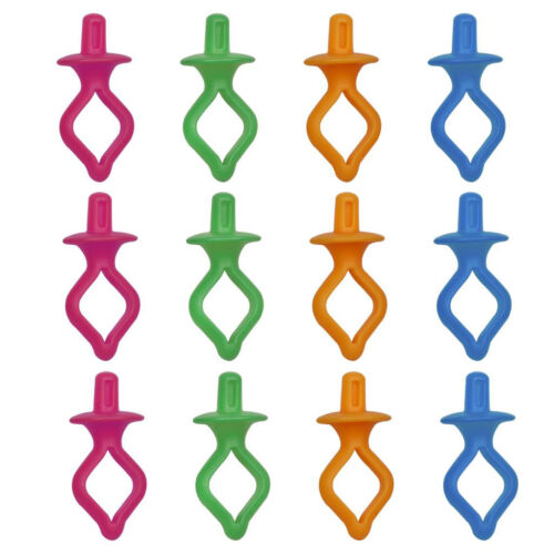 50pcs Assorted Color Silicone Thread Clips Bobbin Holders Clips Clamps Tool