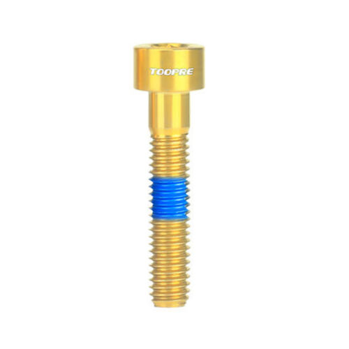 Bicycle Stem Screw Bicycle Bolts MTB TC4 Titanium Alloy For M6x30/35/40mm 